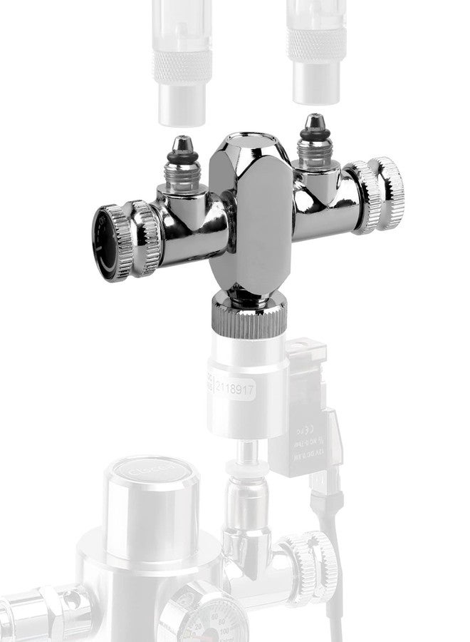 Clscea Aquarium CO2 Splitter Regulator Valve 2 Way, Dedicated to CO2 Generator - Image 1